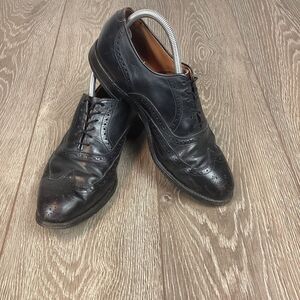 Allen edmonds chester shoes Men's 9.5 Oxford Black‎ Dress Tie Lace